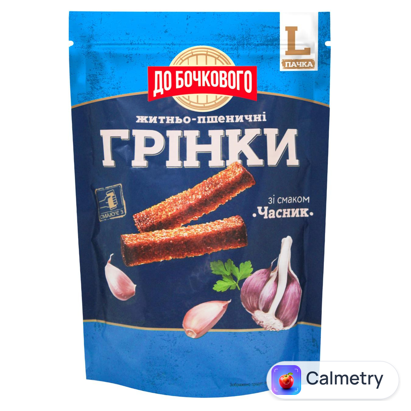 Грінки До Бочкового зі смаком часнику 120г