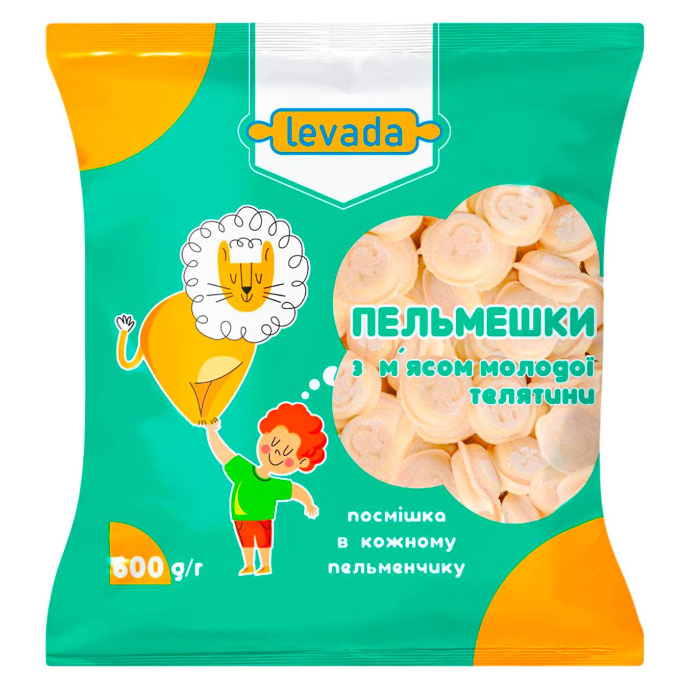 Пельмешки Левада Левадики з телятиною 600г — фото продукту