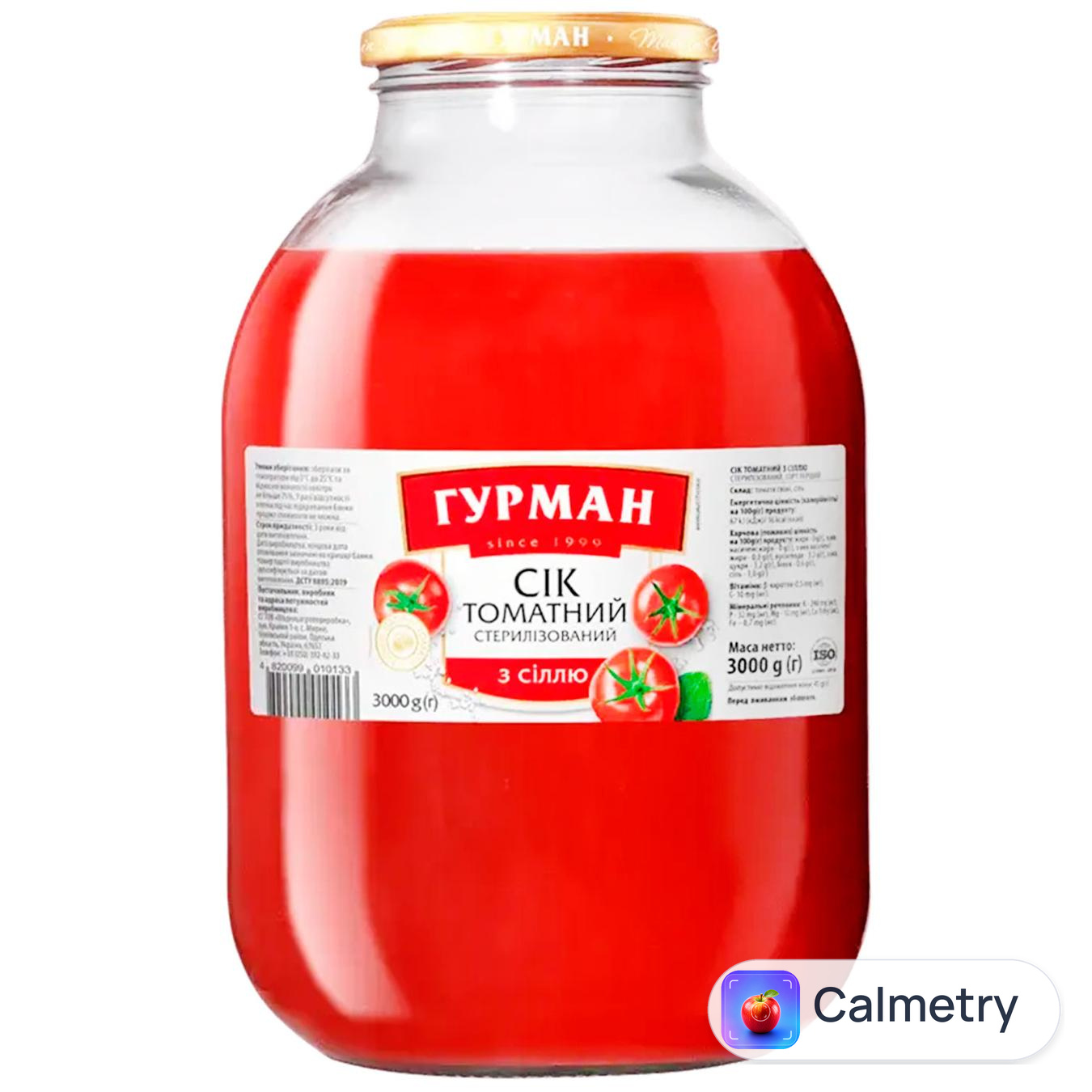 Сік Гурман томатний 3л