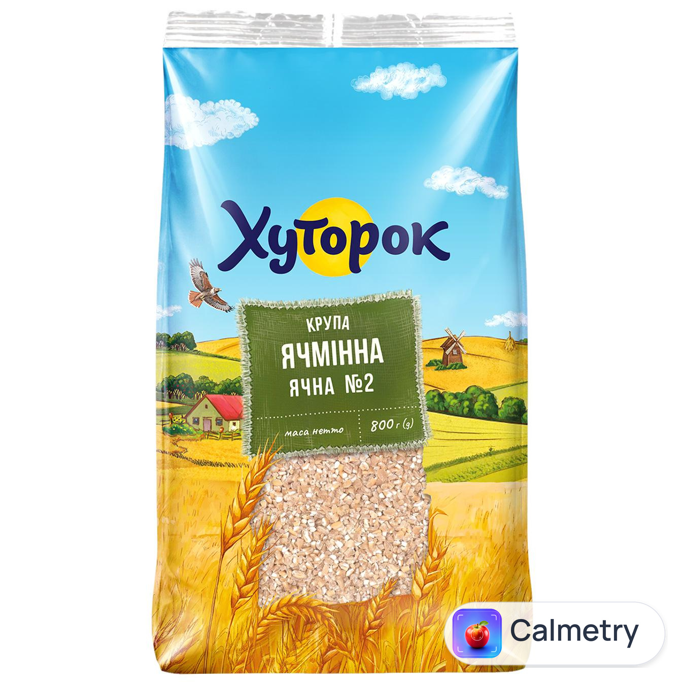 Крупа ячна Хуторок 800г — фото продукту