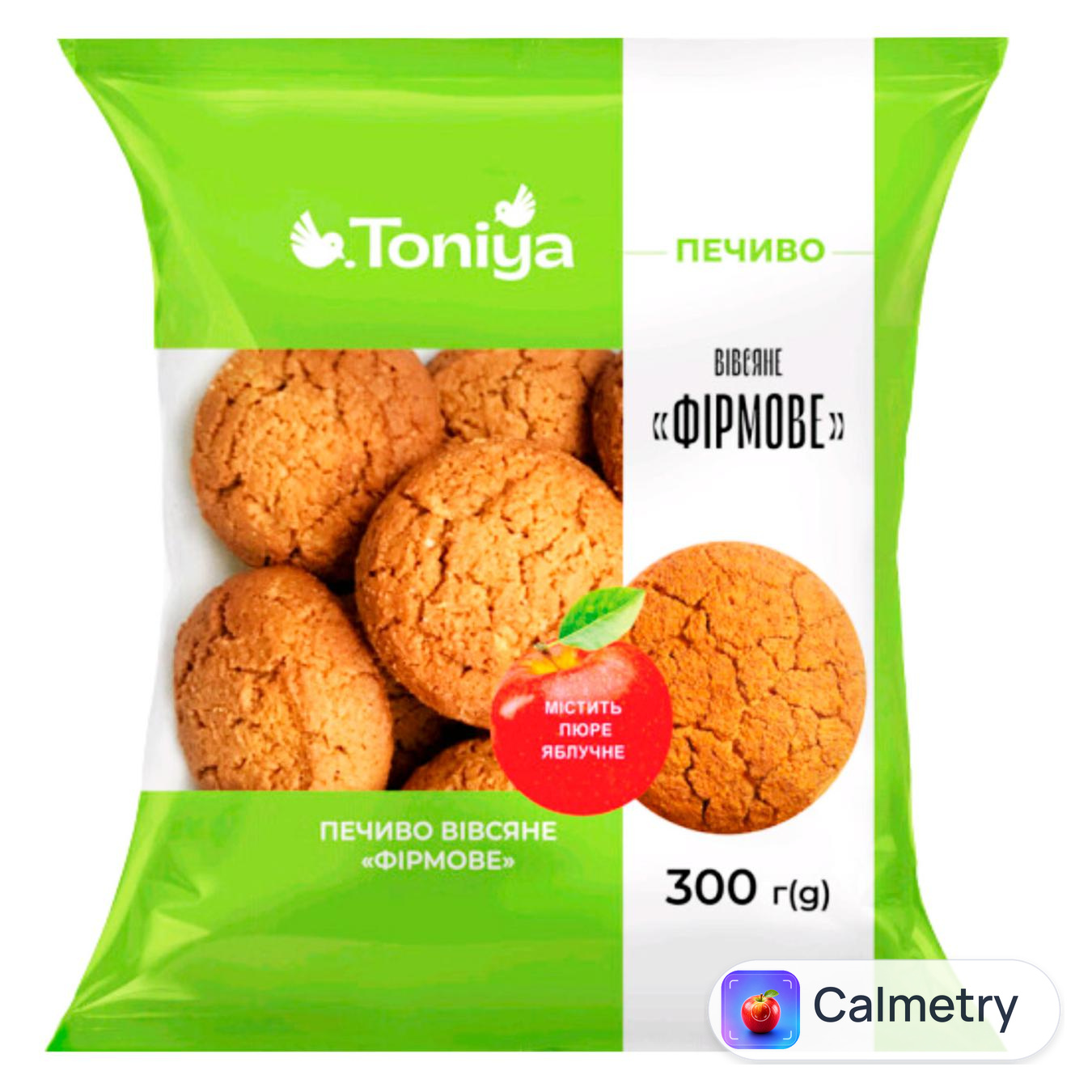 Печиво вівсяне Toniya Фірмове 300г