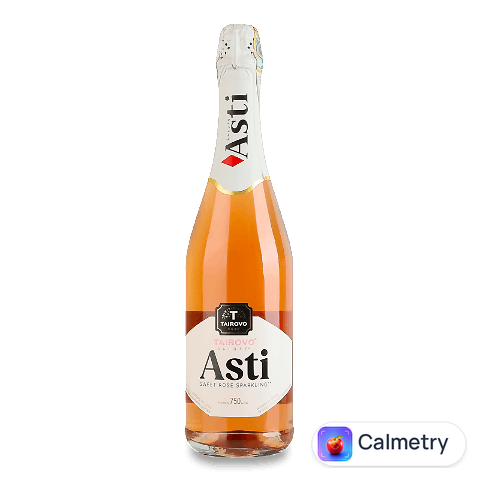 Вино ігристе Tairovo Premium Asti рожеве солодке, 0,75л