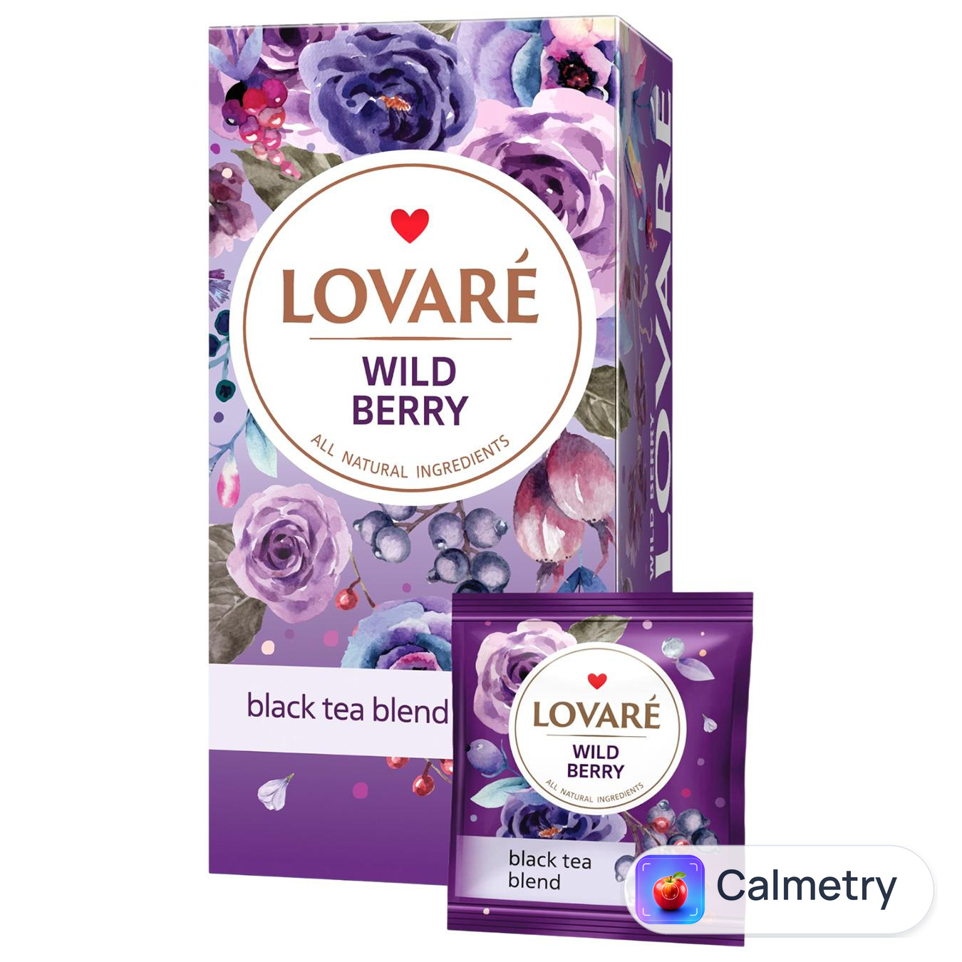 Чай чорний Lovare Wild Berries 1,5г*24шт