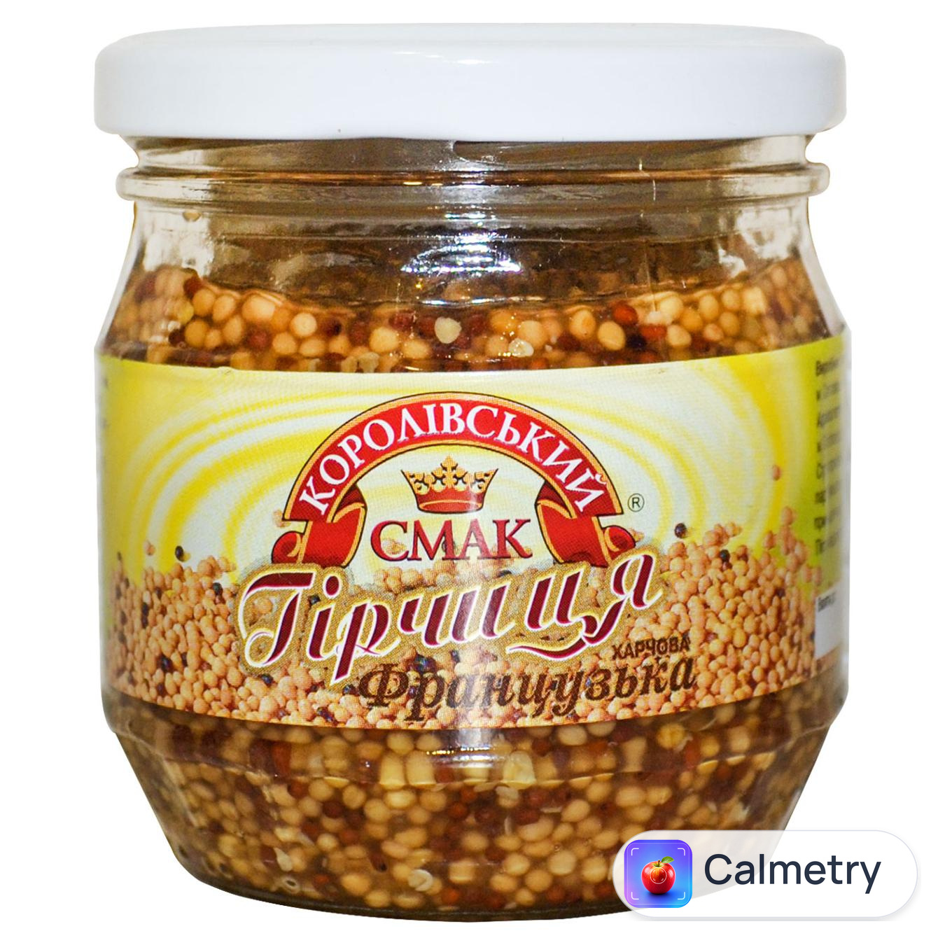 Гірчиця Королівський Смак Французька 180г — фото продукту