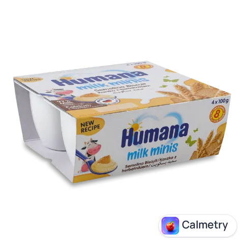 Пудинг Humana Milk minis манний з печивом