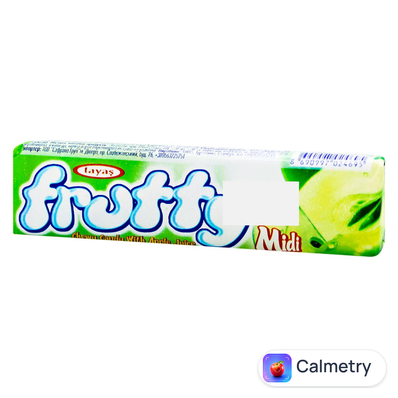 Цукерки Tayas Frutty Midi зі смаком яблука 20г