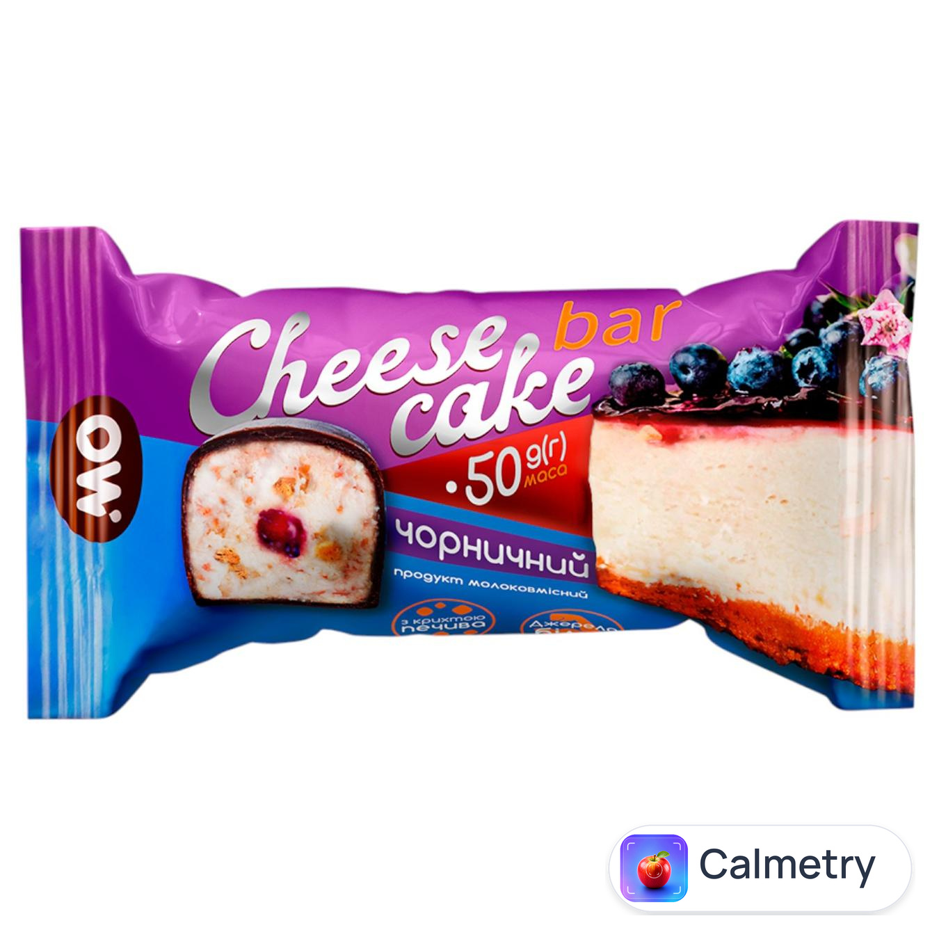 Сирок глазурований Молочний Острів Cheese Cake Bar Чорниця 26% 50г