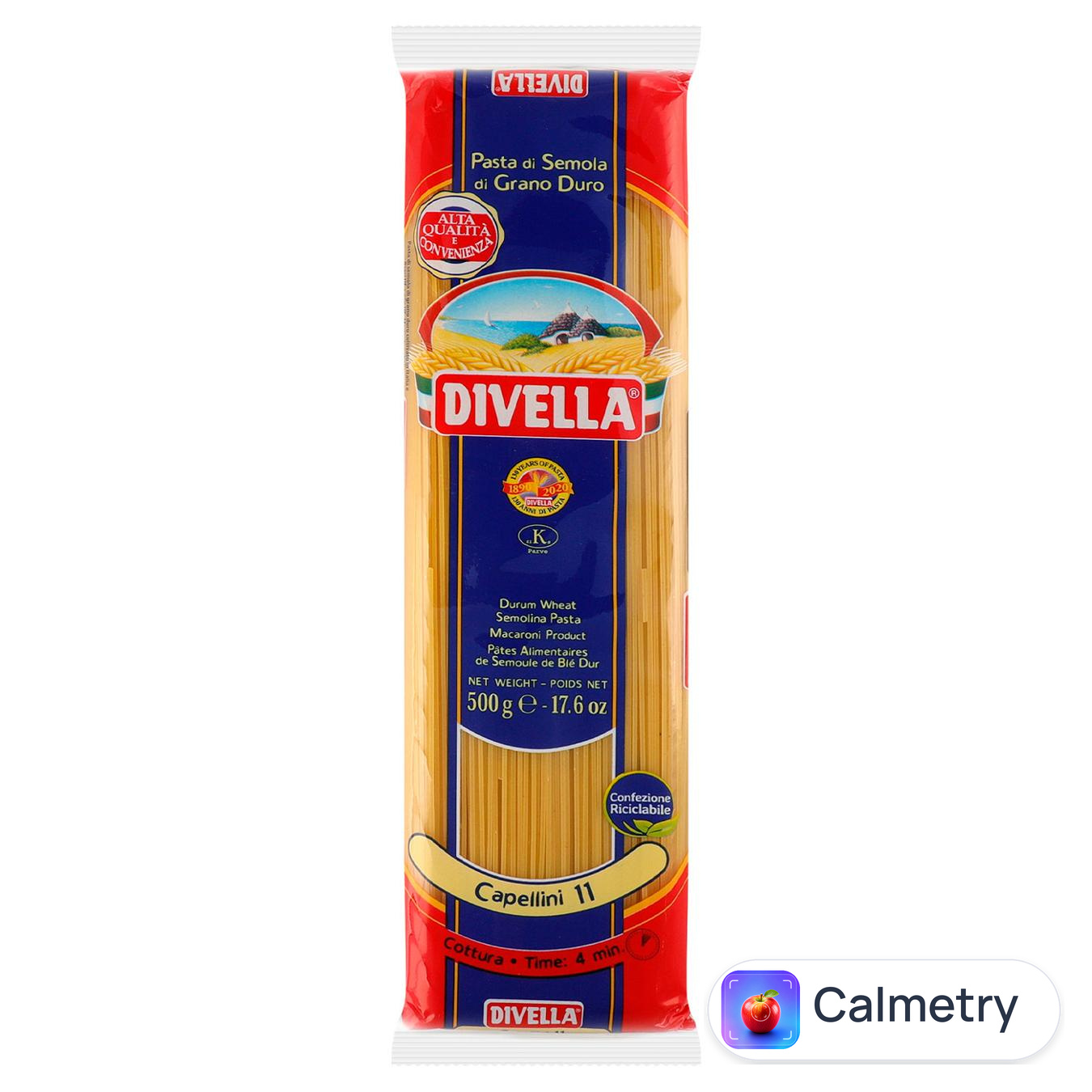 Макаронні вироби Divella Capellini №11 500г — фото продукту