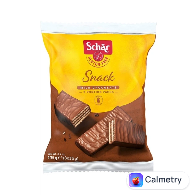Вафлі без глютену шоколадні з лісовими горіхами "Snack" Dr. Schar 105 г