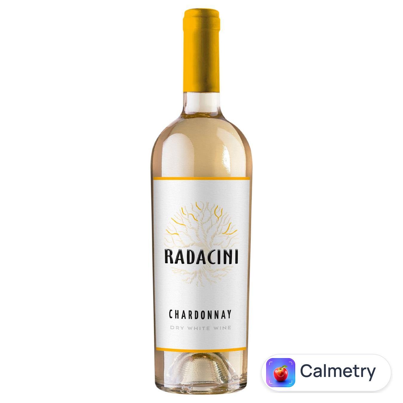 Вино Radacini Chardonnay біле сухе 13% 0,75л