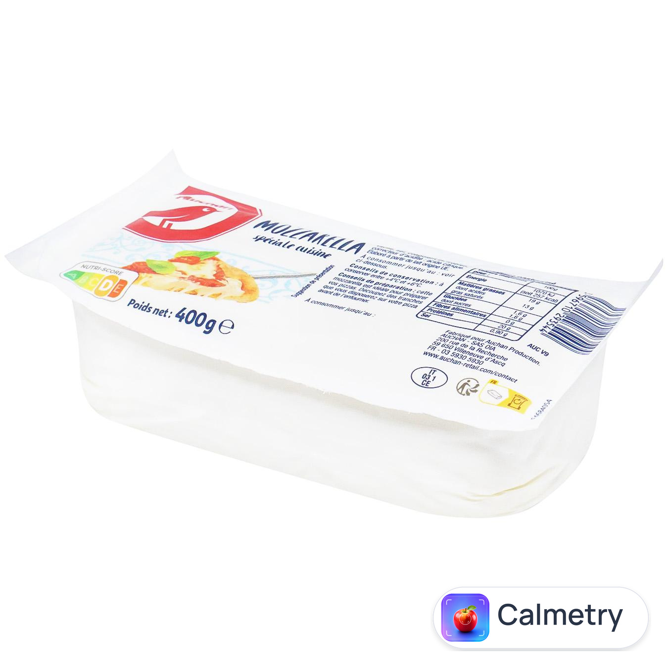 Сир Auchan Моцарелла Спеціале 44% 400г