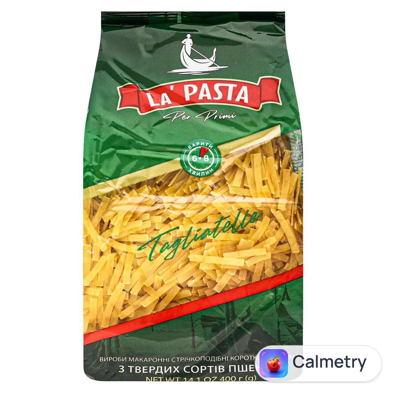 Макаронні вироби La Pasta Локшина коротка 400г — фото продукту