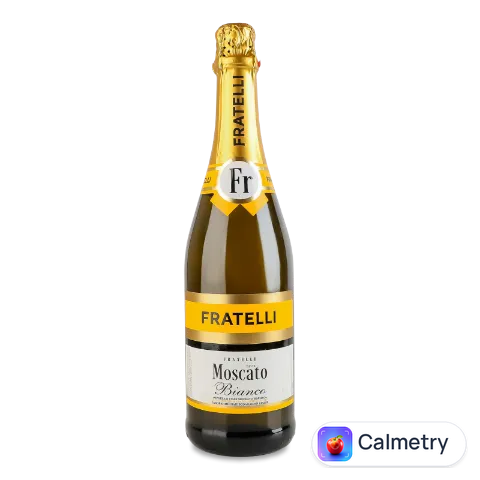 Напій винний Fratelli Moscato Bianco напівсолодкий газований