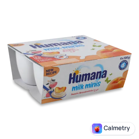Продукт кисломолочний Humana Milk minis персик