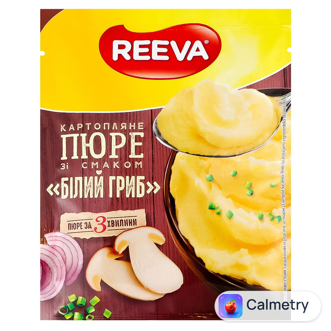 Пюре картопляне Reeva Білий гриб 40г — фото продукту