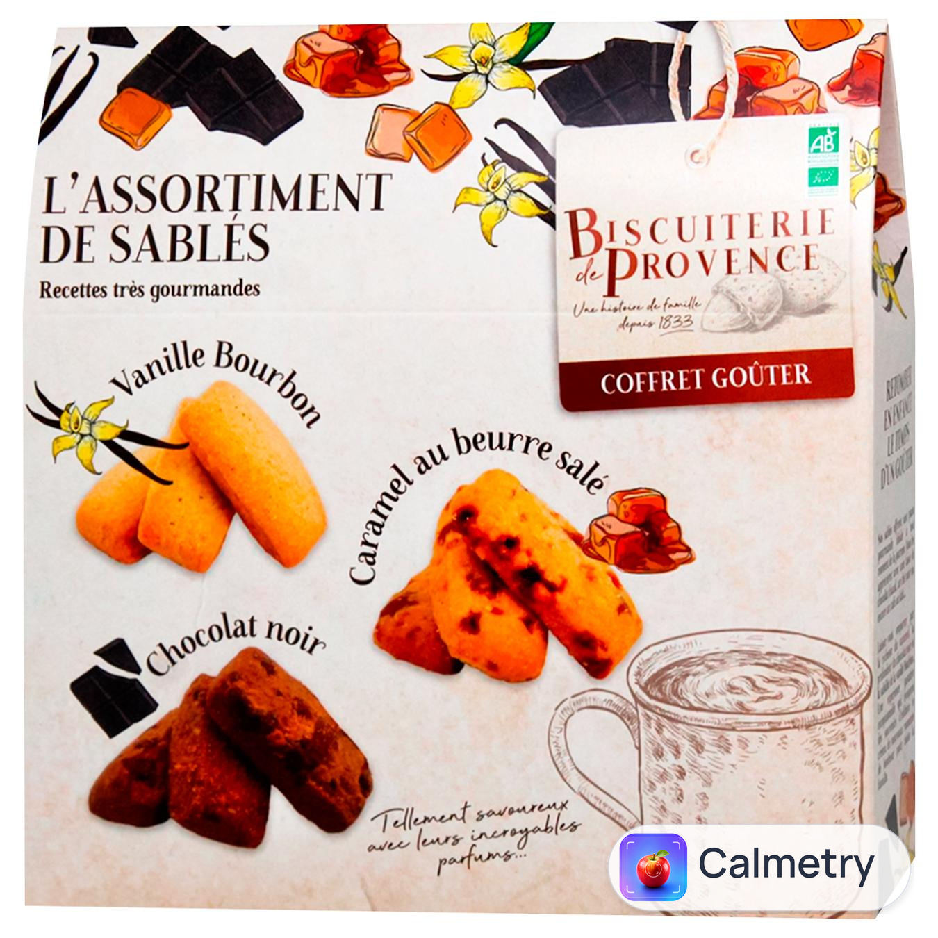 Набір печива Biscuiterie de Provence асорті пісочне органічне 210г
