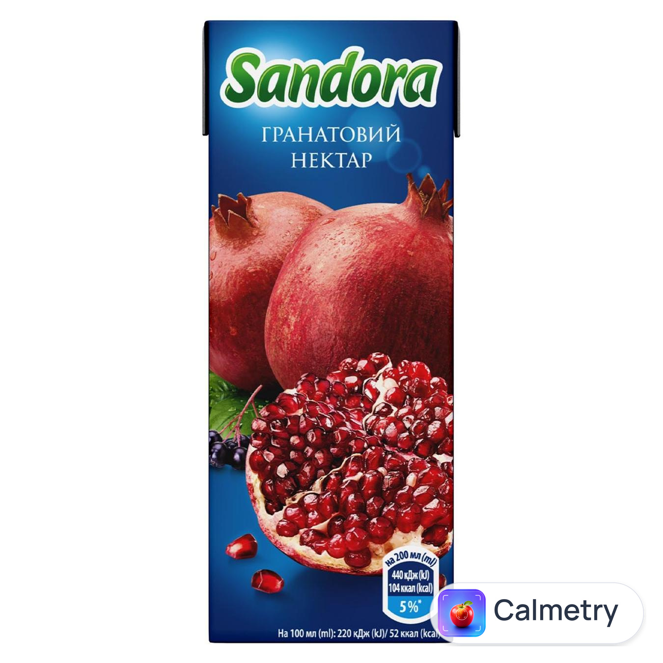 Нектар Sandora гранатовий 200мл