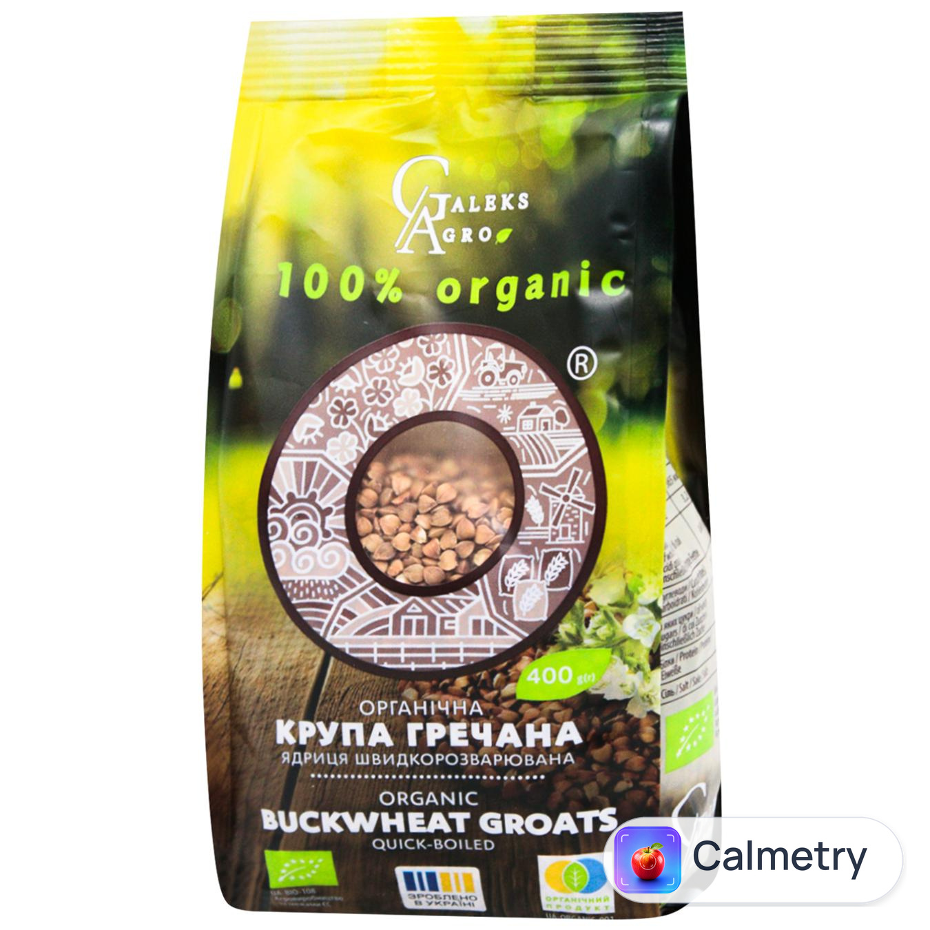 Крупа гречана Galeks-Agro ядриця органічна швидкорозварювана 400г