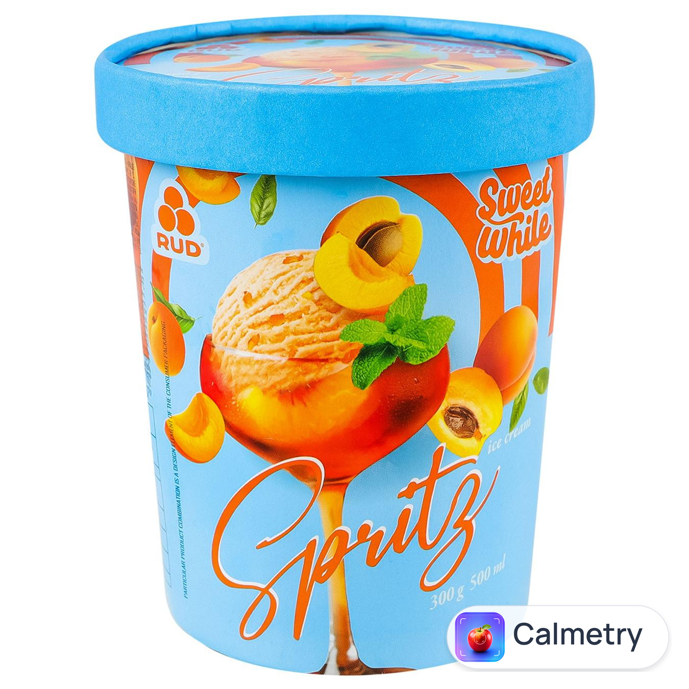 Морозиво Рудь Spritz сорбет смак коктейлю персик-абрикос 300г