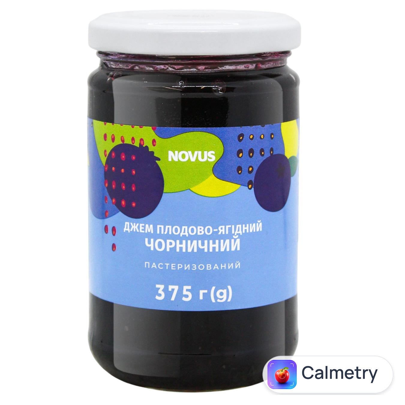Джем Novus Чорниця 375г