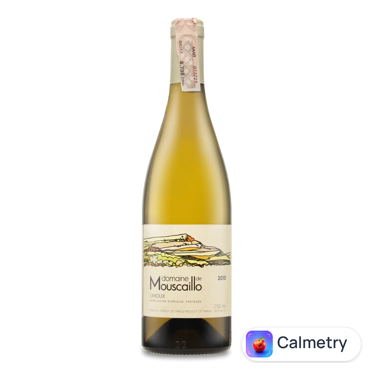 Вино Domaine de Mouscaillo Limoux Chardonnay 2015 0,75л