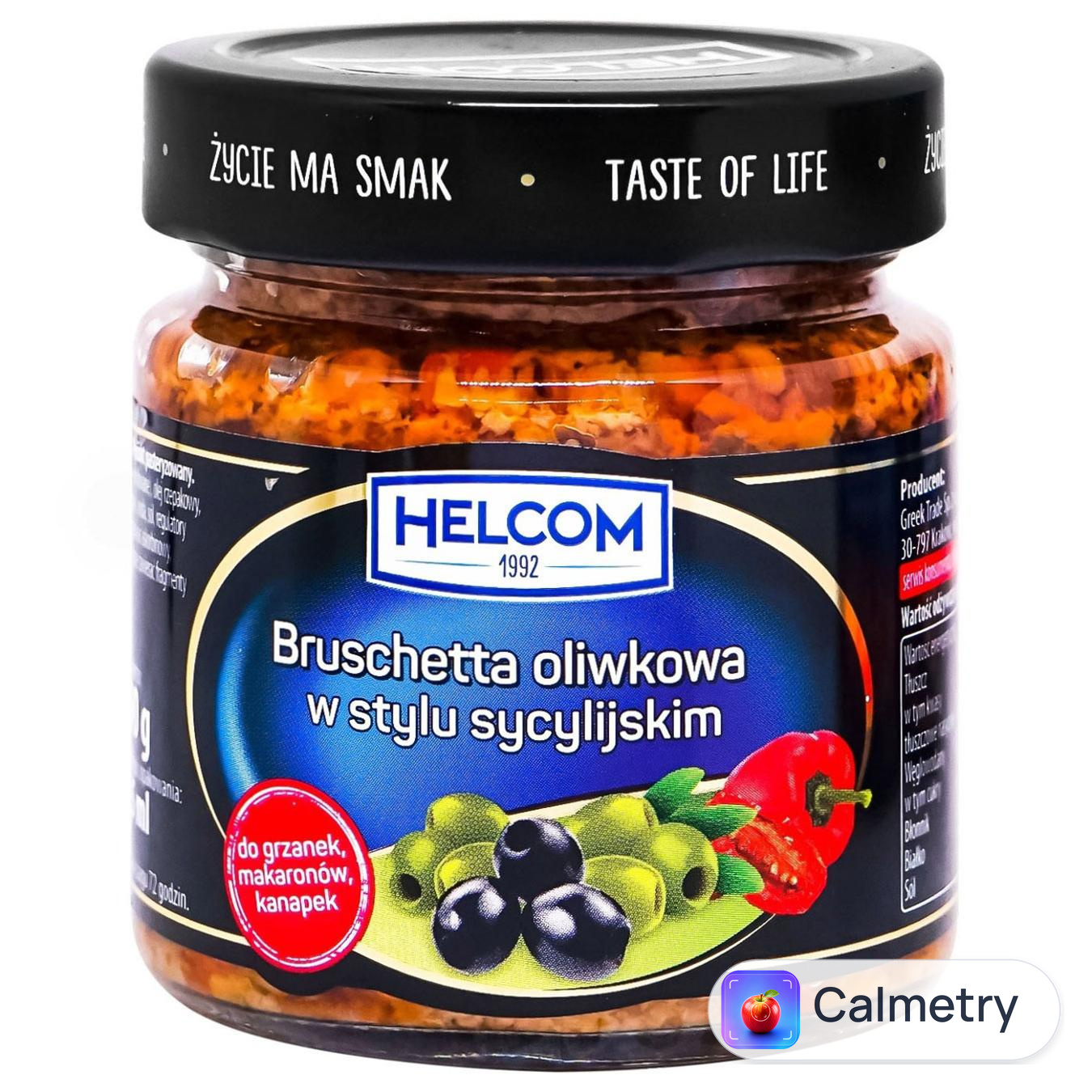 Брускета Helcom Сицілійська оливкова 195г