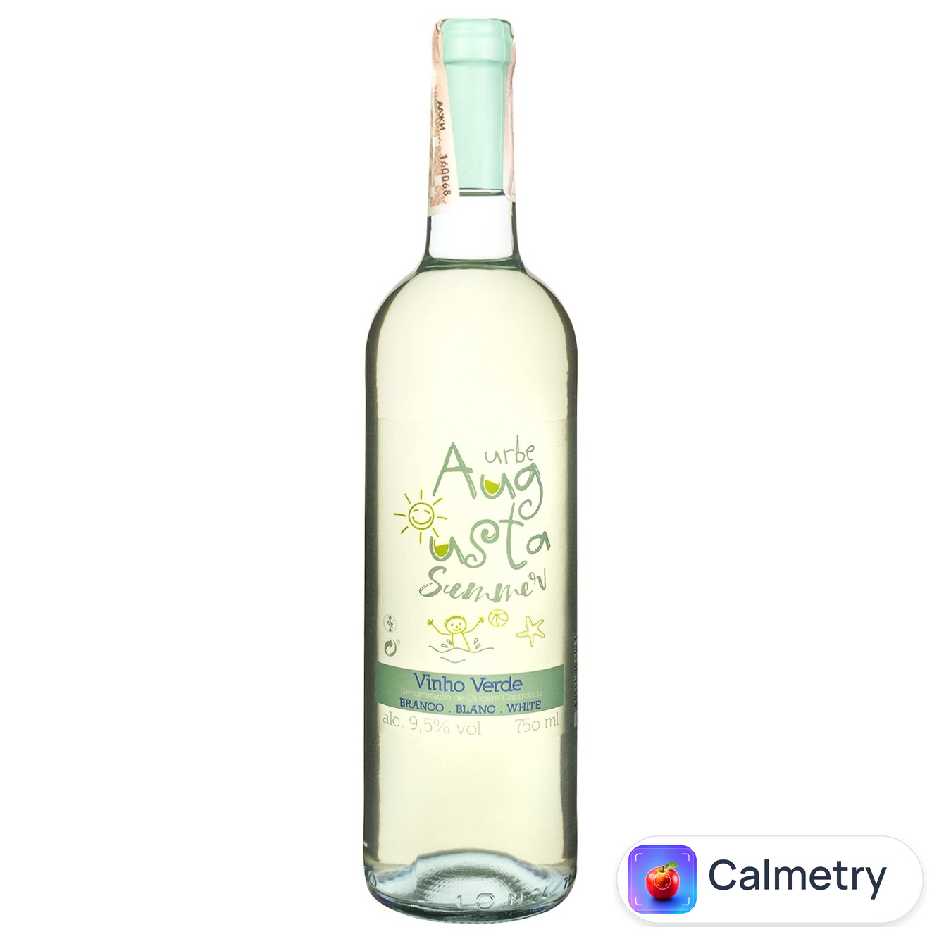Вино Vinho Verde Urbe Augusta Summer біле напівсухе 9,5% 0,75л