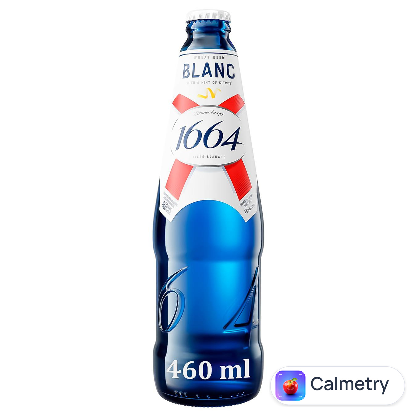 Пиво Kronenbourg 1664 Blanc світле нефільтроване 4,8% 0,46л — фото продукту