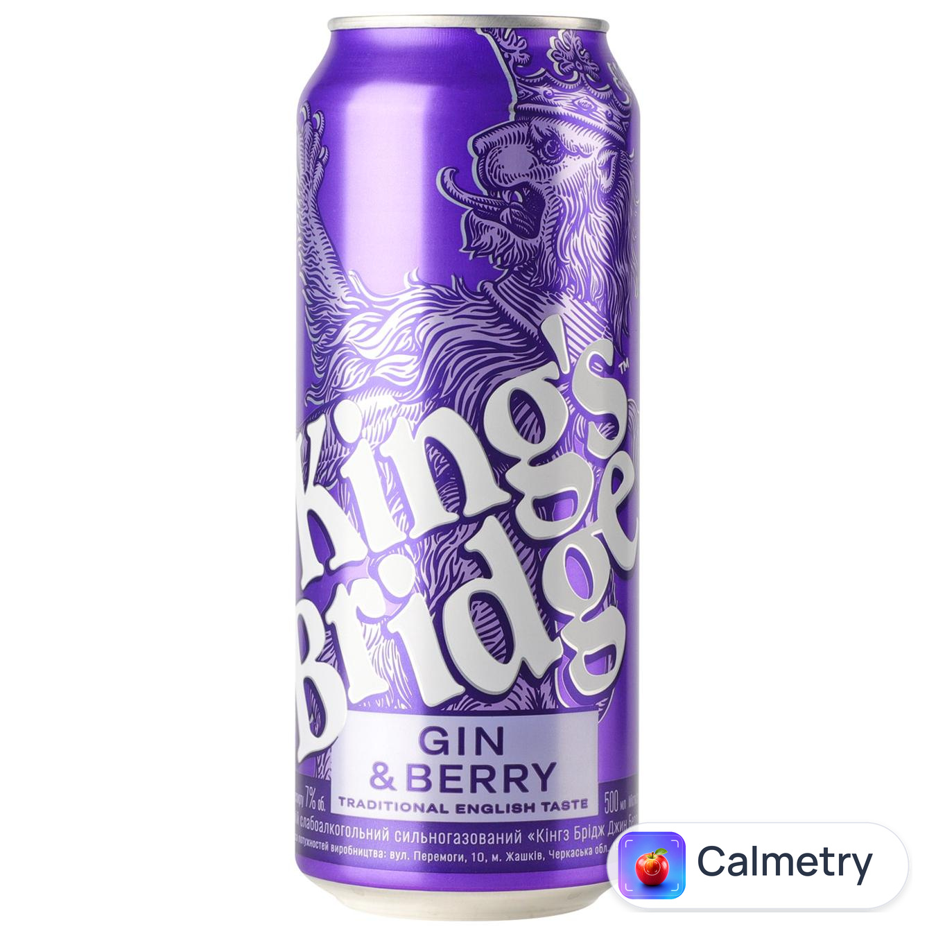 Напій слабоалкогольний King's Bridge Gin & Berry 7% 0,5л