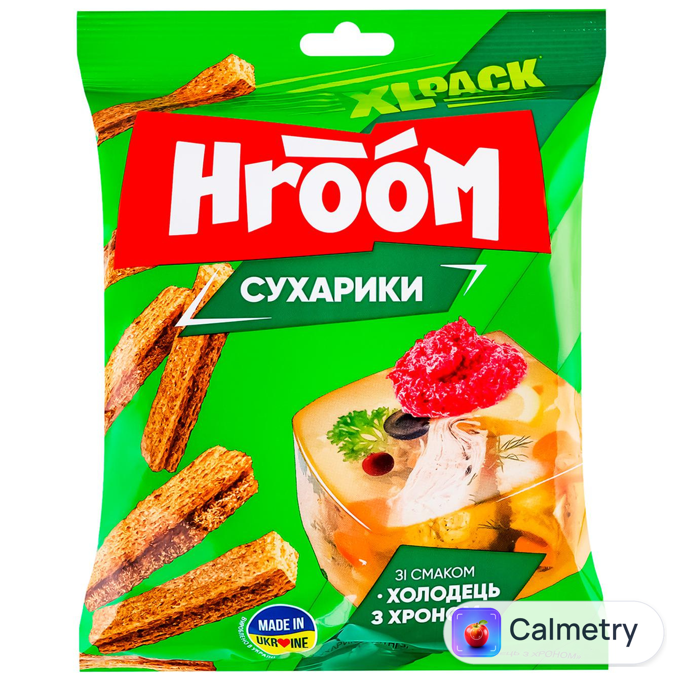 Сухарики житні Hroom Холодець з хроном 100г