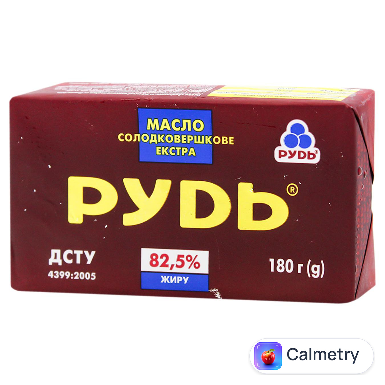 Масло Рудь солодковершкове екстра 82,5% 180г