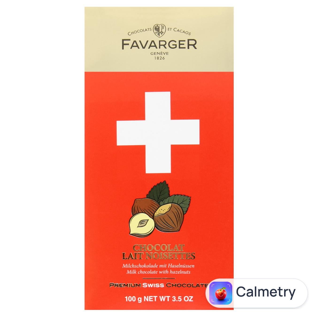 Шоколад молочний Favarger Premium Swiss Chocolate з карамеллю та фундуком 100г