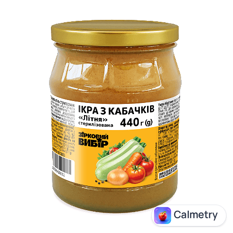 Ікра Зірковий вибір з кабачків с/б, 440г