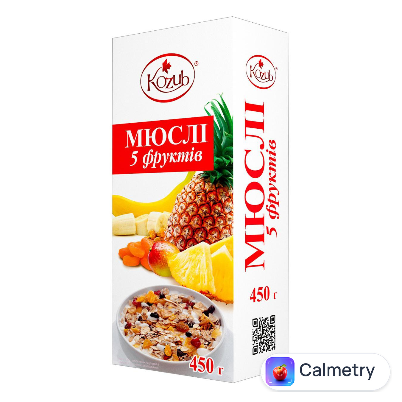 Мюслі Козуб 5 фруктів 450г Козуб Продукт
