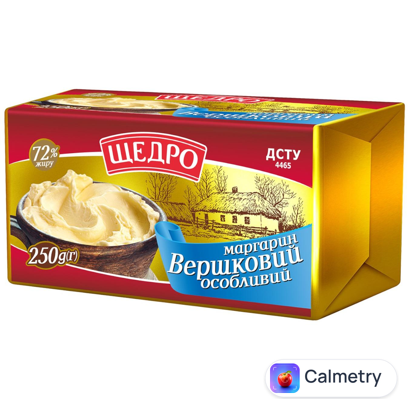 Маргарин Щедро Вершковий особливий 72% 250г