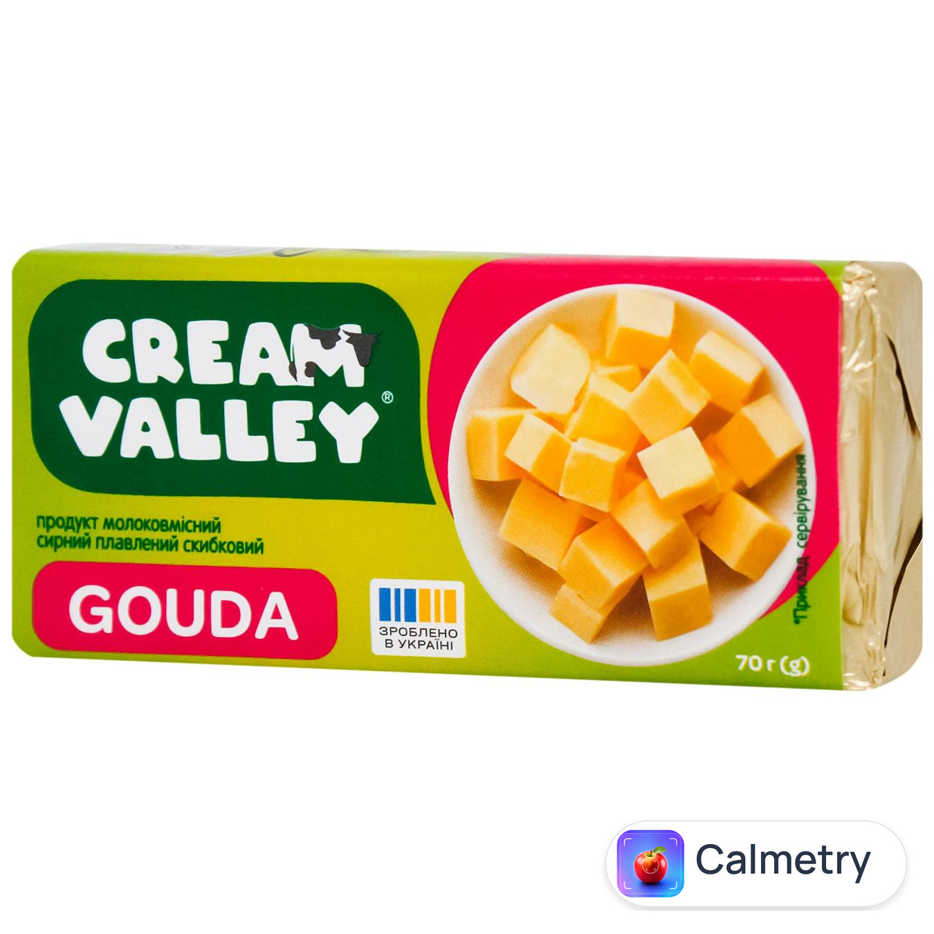 Продукт сирний плавлений Cream Valley Gouda 55% 70г