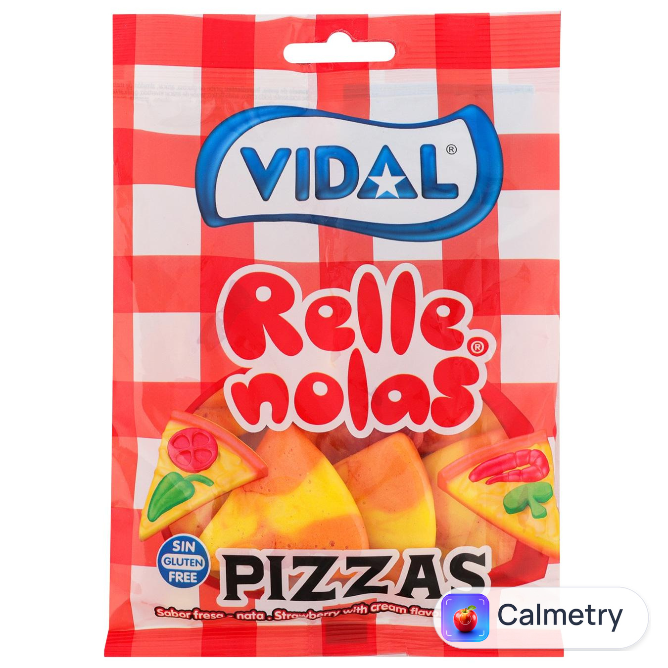 Цукерки Vidal Relle Nolas Pizzas жувальні 90г