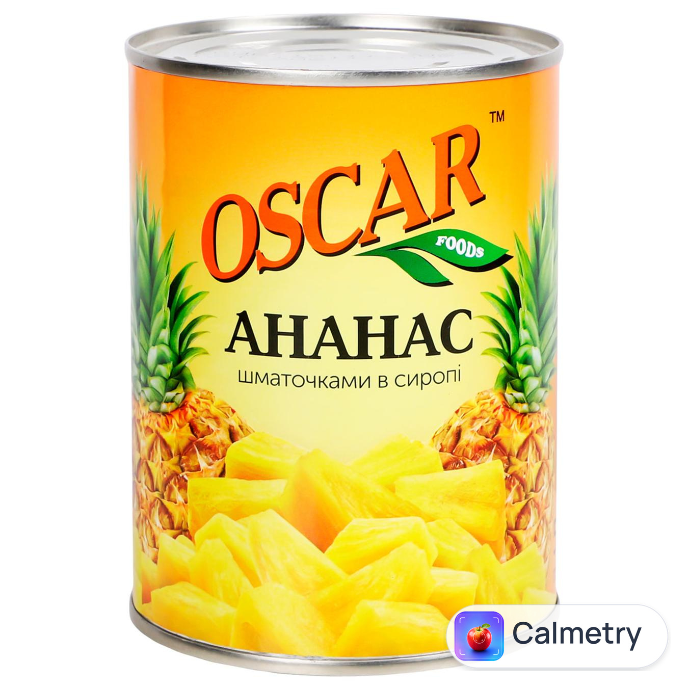 Ананаси Оскар шматочками в сиропі 565г