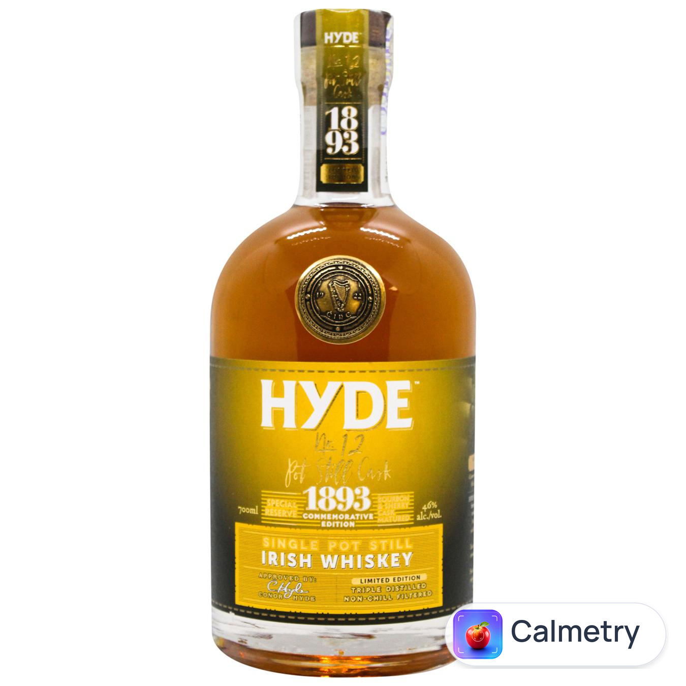 Віскі Hyde No.12 1893 Single Pot Still 46% 0,7л