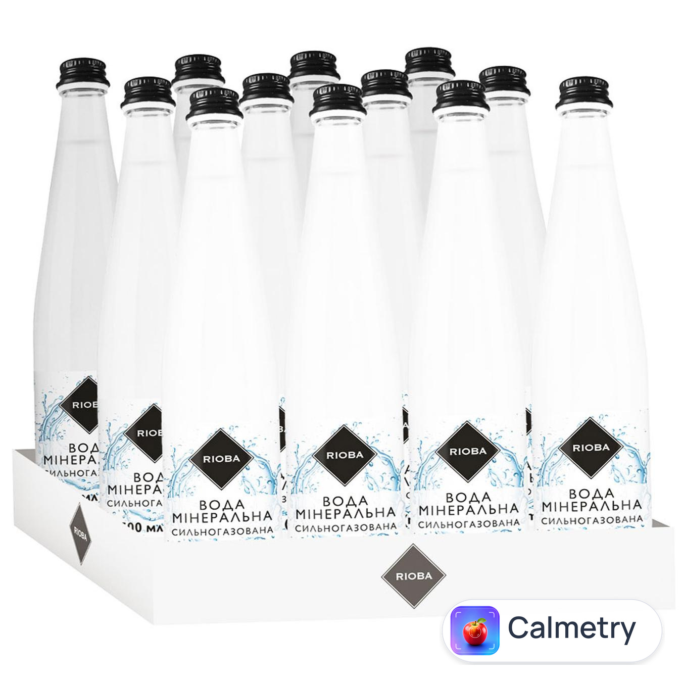 Вода мінеральна Rioba сильногазована 0,5л