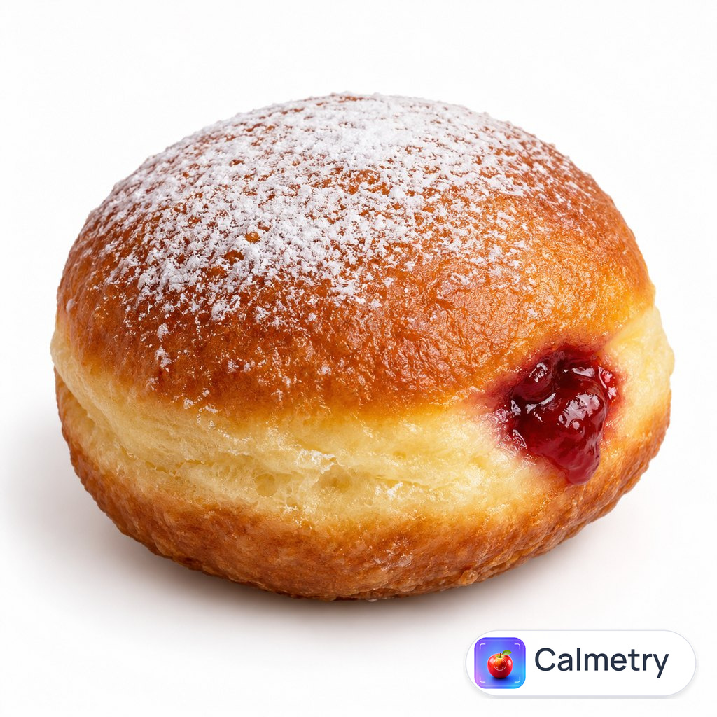 Пончик дріжджовий з джемом