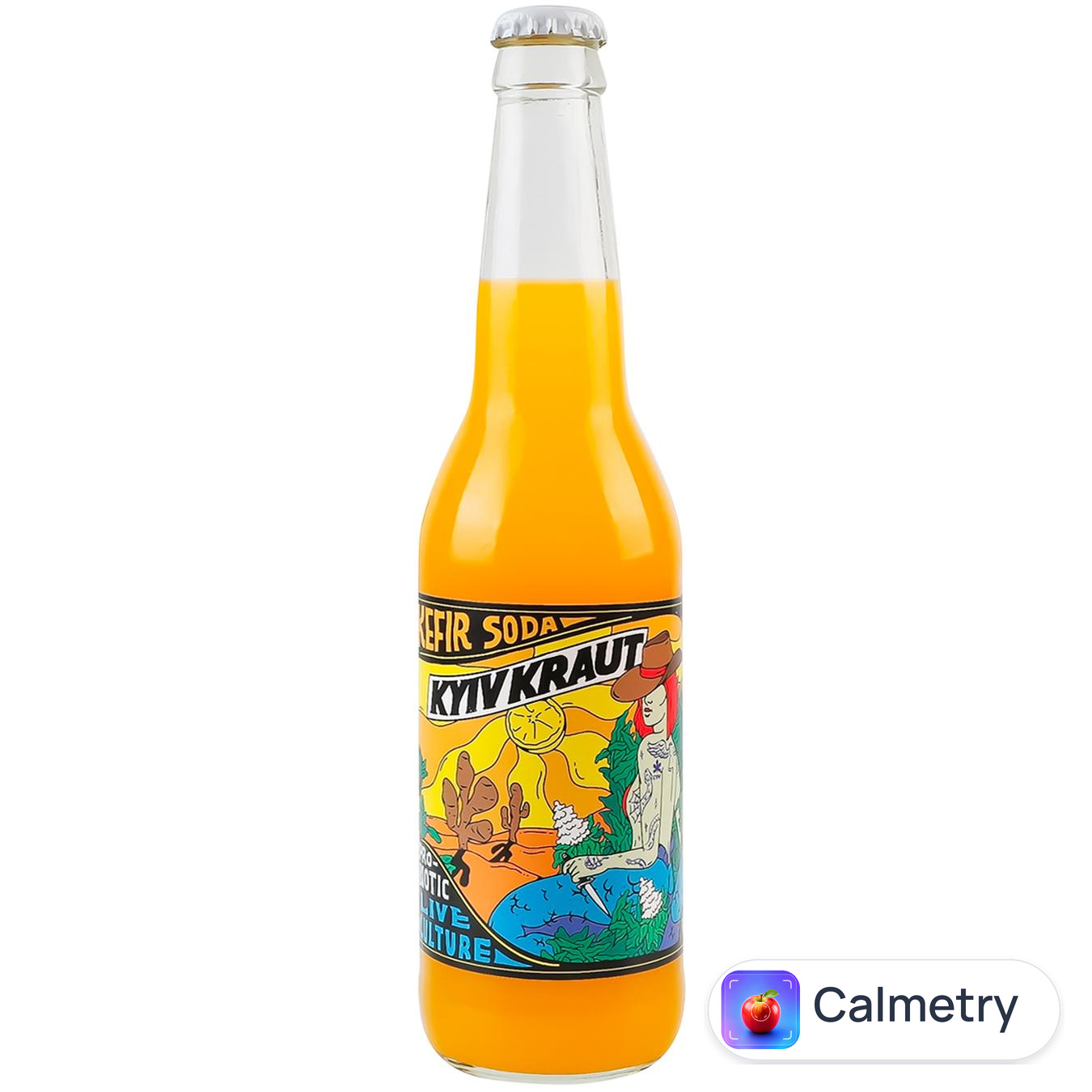 Напій ферментований Kyivkraut Kefir Soda з манго 0,33л