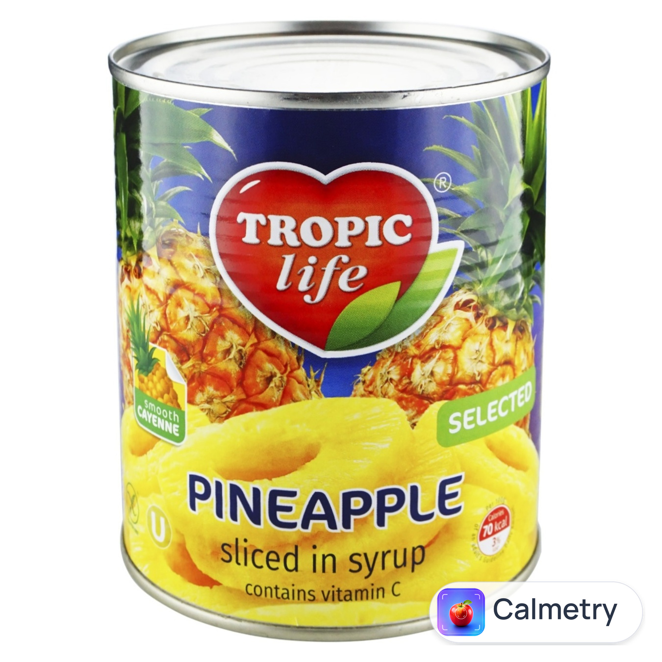Ананас Tropic life кільця в сиропі 580мл