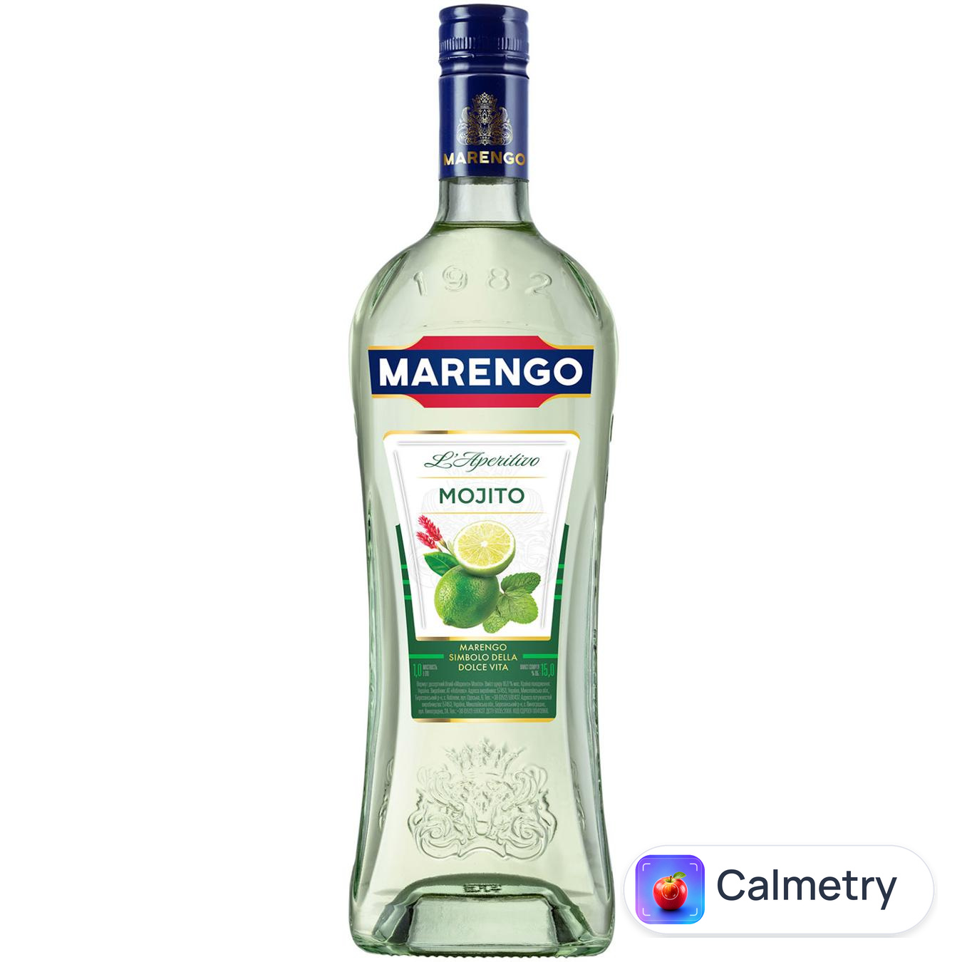 Вермут Marengo Mojito білий десертний 15% 1л — фото продукту