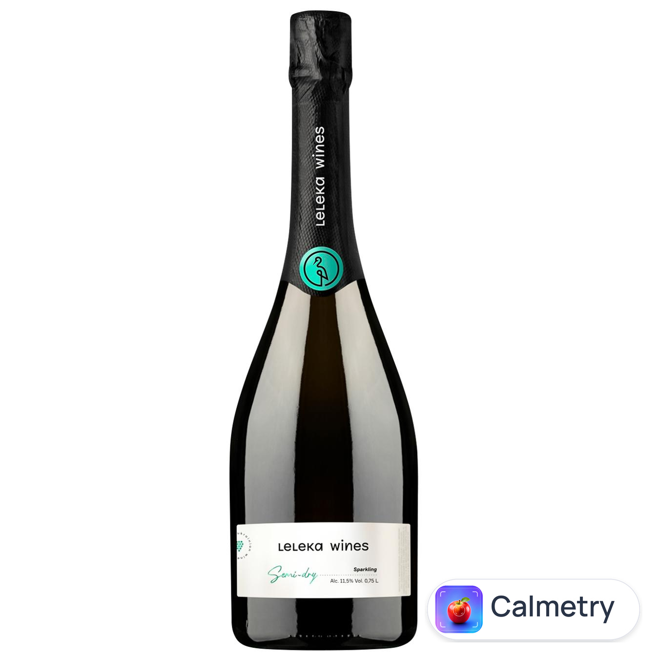 Вино ігристе Leleka Wines біле напівсухе 11,5% 0,75л