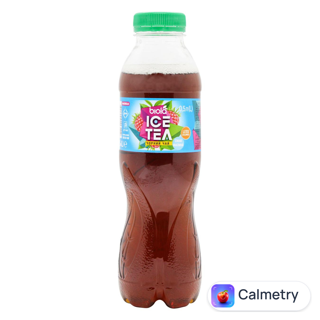 Чай чорний холодний Biola Ice Tea зі смаком малини 0,5л — фото продукту
