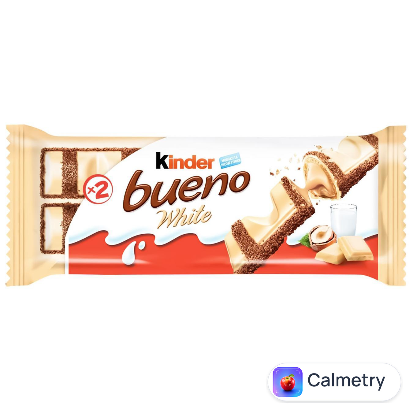 Батончик Kinder Bueno White 43г