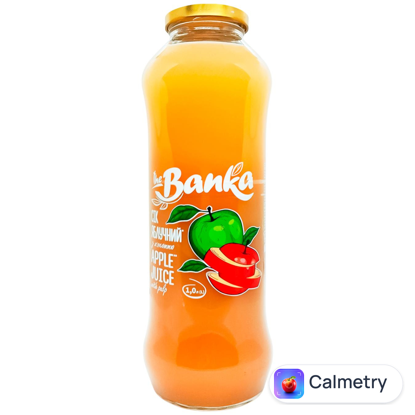 Сік The Banka яблучний з м'якоттю 1л