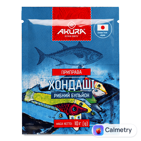 Приправа Akura «Рибний бульйон Хондаші», 10г