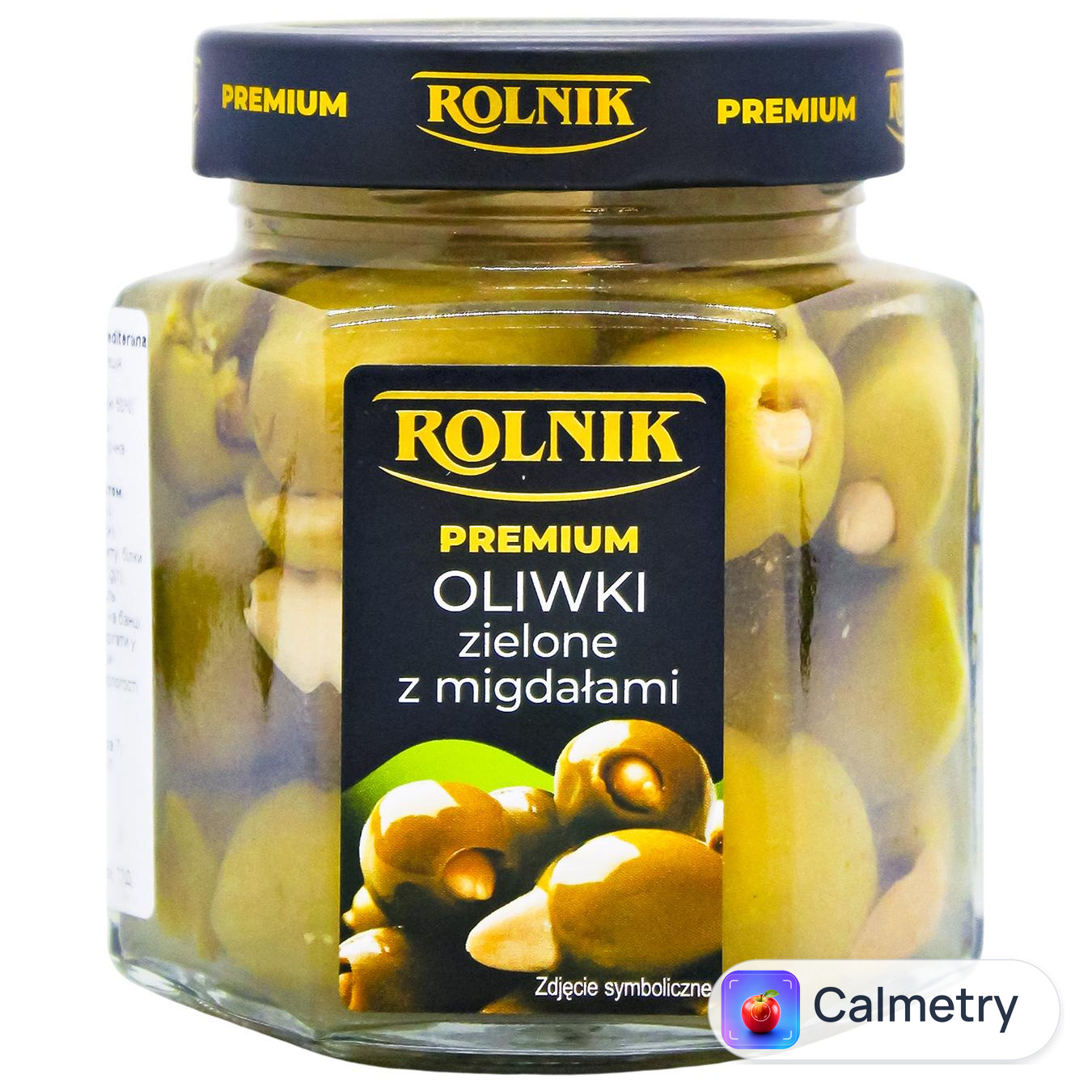 Оливки Rolnik Mediterana зелені з мигдалем 280г